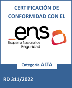 Certificación de conformidad con el Esquema Nacional de Seguridad